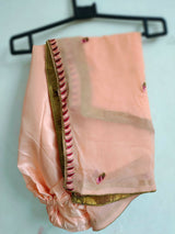 3 Pc Peach Party wear chiffon Embroidered Suit | Women Locally Made Formals | Medium |New