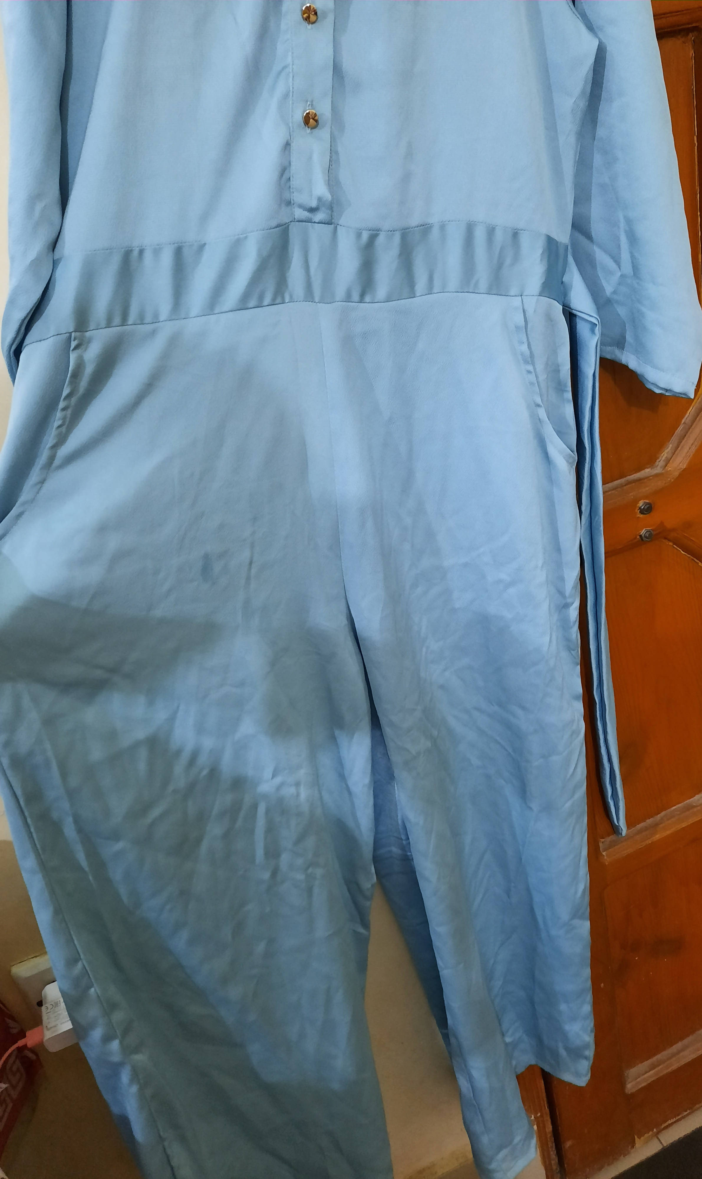 Blue Jumpsuit | Women Dresses | Worn Once