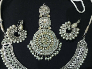 Silver Pearl Jewelry Set | Women Wedding Sets | New