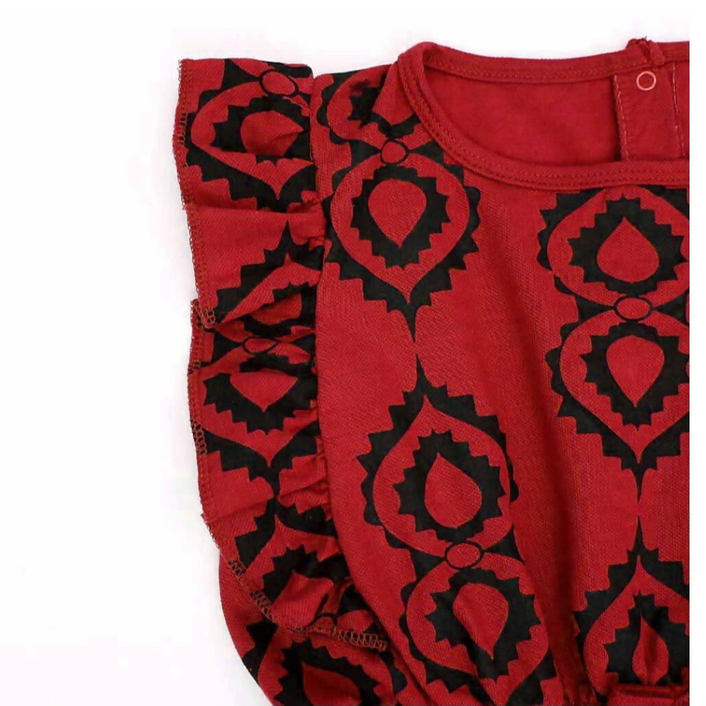 Red Jumpsuit| Girls Skirts & Dresses | Medium | New