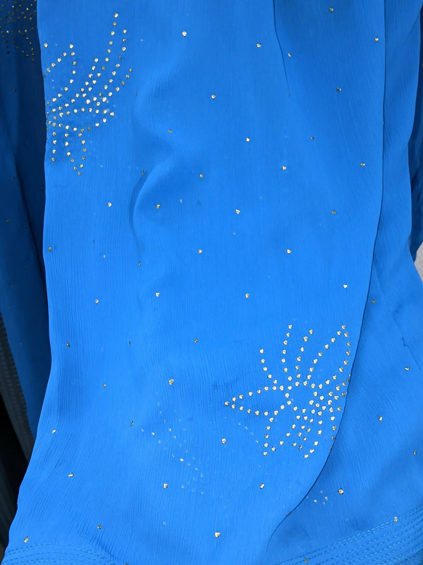 Embroidered Blue Dress (Size: M ) | Women Formals | Worn Once