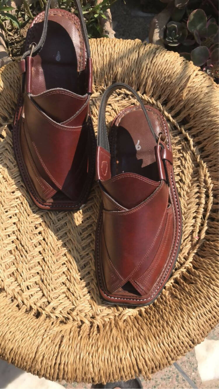 Peshawari Sandal | Men Accessories & Footwear| Chappals & Sandals | Size: 9 | New