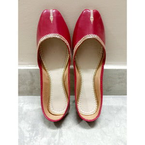 Stylish Red Khussa | Women Shoes | Size: 10 | New