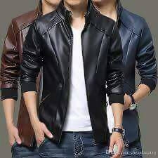 Blue Cowhead Leather Jackets | Men Jackets & Coats | New