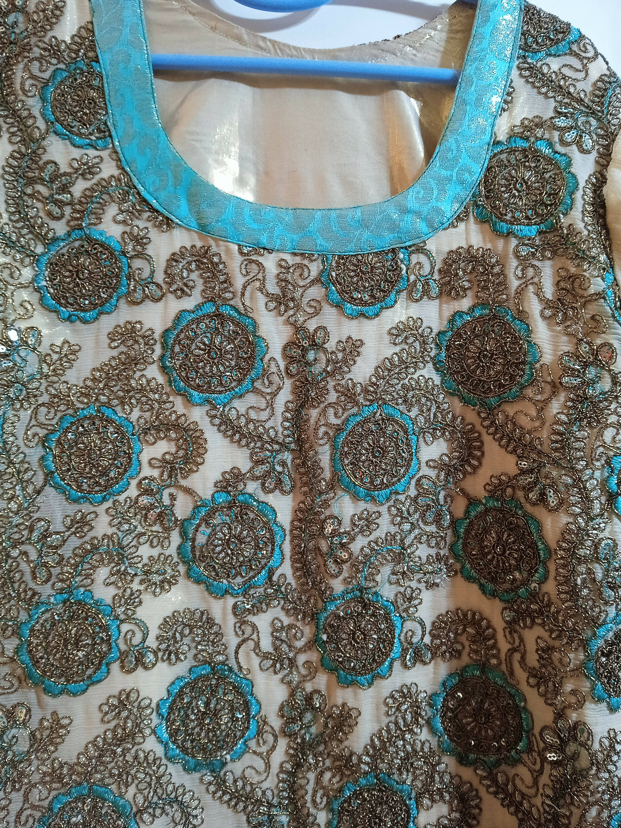 Stylish Blue Lehnga Suit | Women Formals | Ghararas, Shararas & Lehngas | Small | Preloved