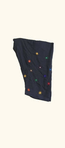 Black Shalwar with Colorful Hand-Embroidery | Women Bottoms & Pants | New