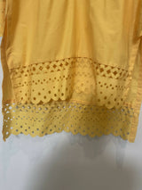 Hina Rathore | Yellow Kurta | Women Branded Kurta | Medium | Worn Once