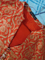 جے | آرام دہ اور پرسکون لباس 3pc سلی ہوئی (سائز: L ) | خواتین کا برانڈڈ کرتہ | ایک بار پہنا۔