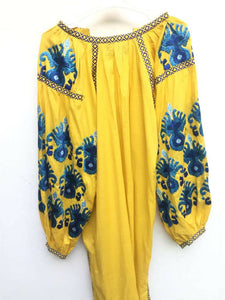 Sana Safinaz | Yellow Kurta (Size: XL) | Women Branded Kurta | New