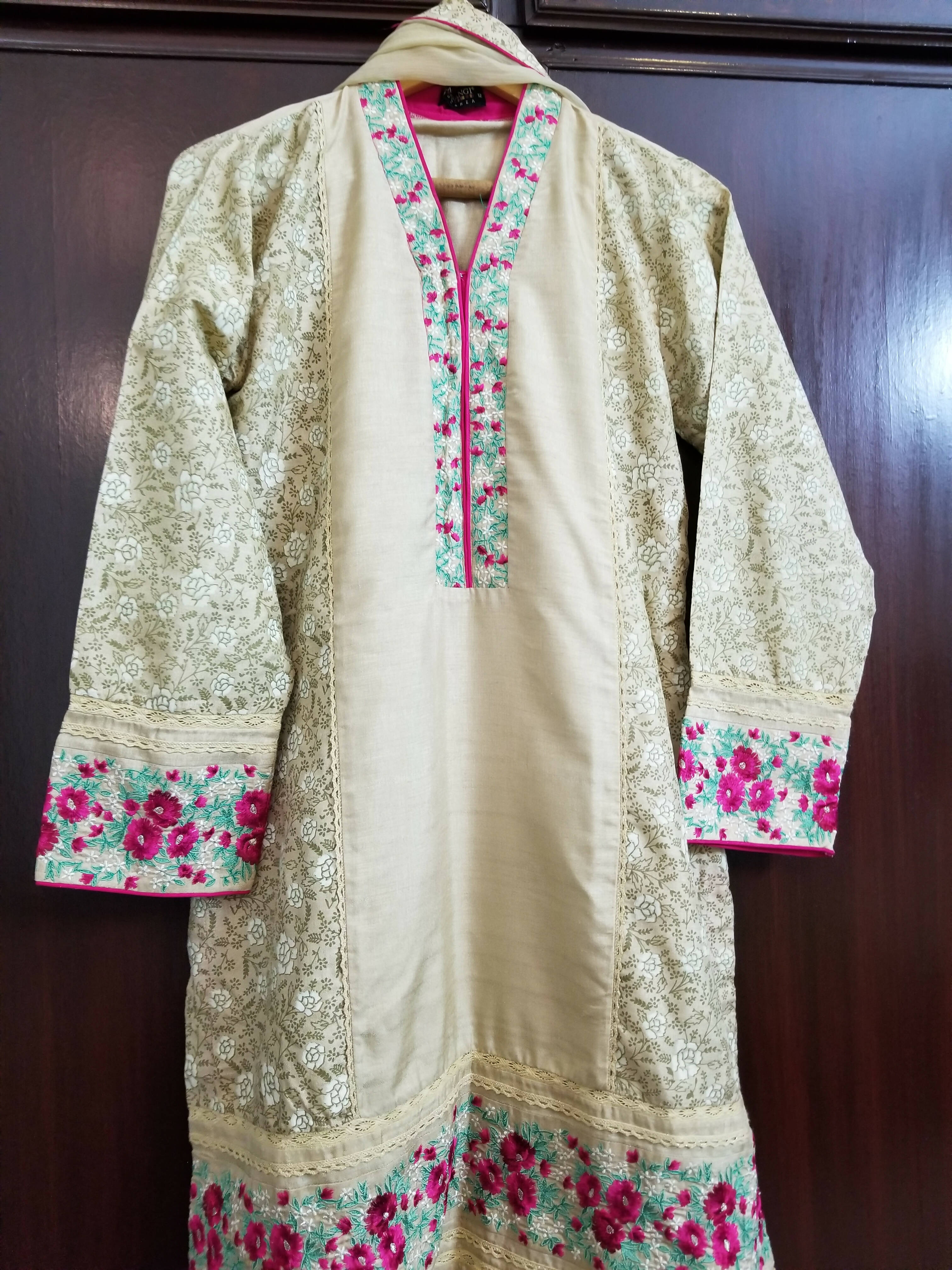 Bonanza Satrangi | 2 Piece Dress (Size: M ) | Women Branded Kurta | New