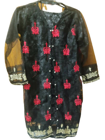 Embroidered Open Kurta & Capri | Women Kurtas & Shalwar Kameez | Small | Worn Once