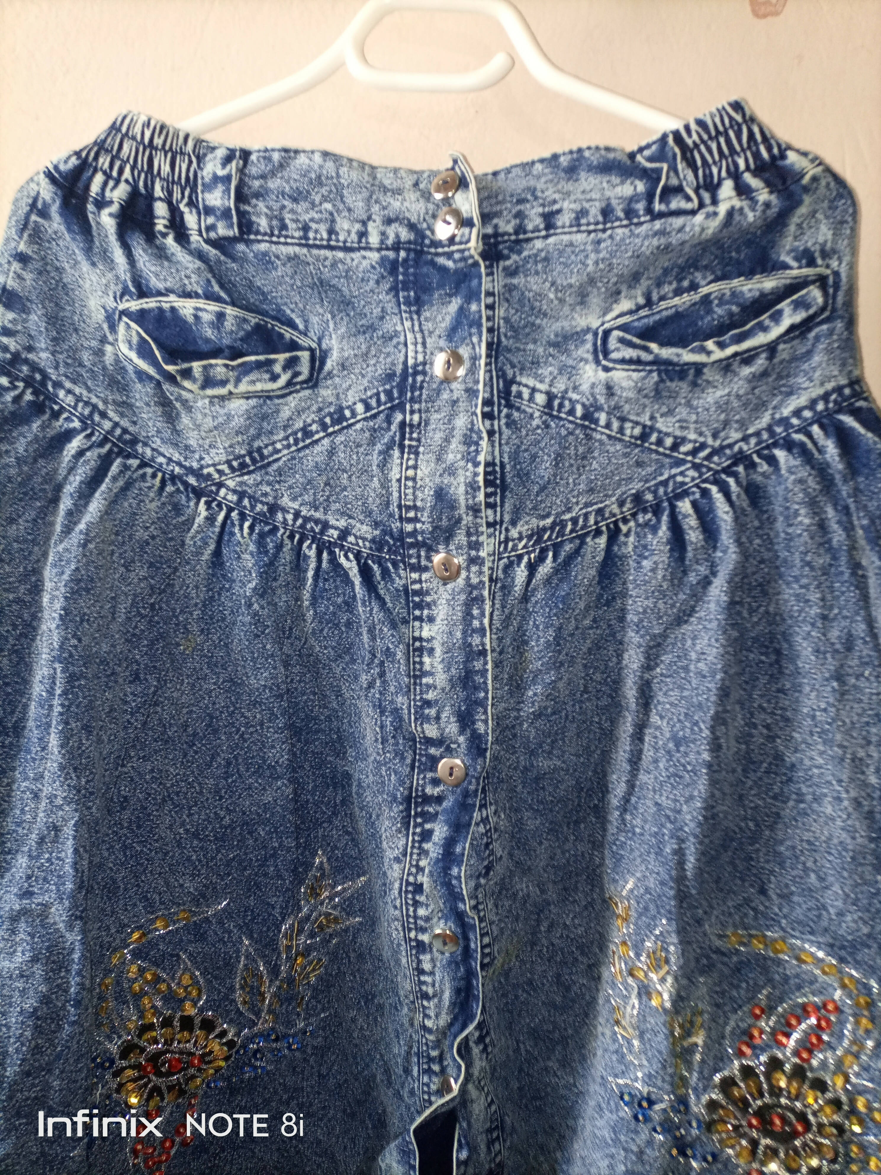 Jeans skirt for girls (Size: M ) | Girls Skirt & Dresses | Worn Once