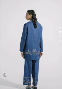 Ethnic | Full Embroided Shirt Embroided Trouser (Size: M ) | Women Tops & Shirts | Worn Once