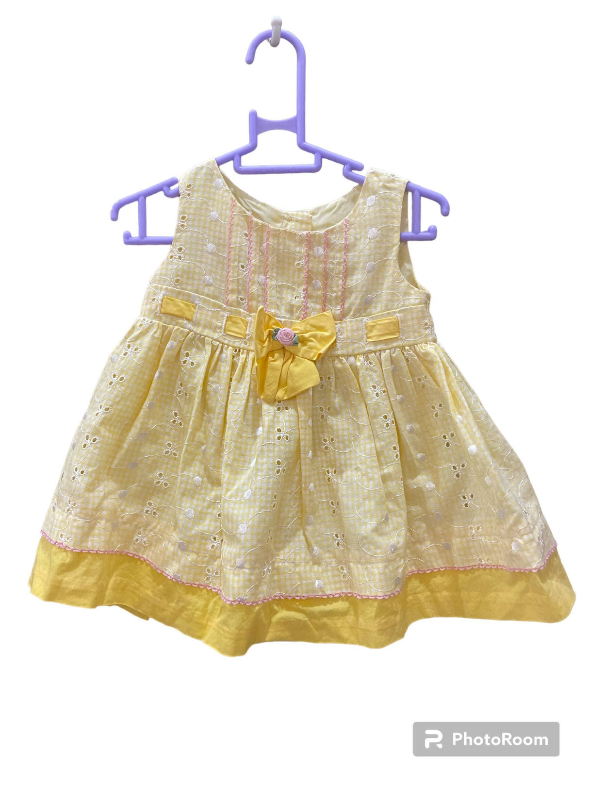 Bonnie baby | Yellow chicken frock | Kids | Girls Skirts & Dresses | Size: 6-9 months | Worn Once