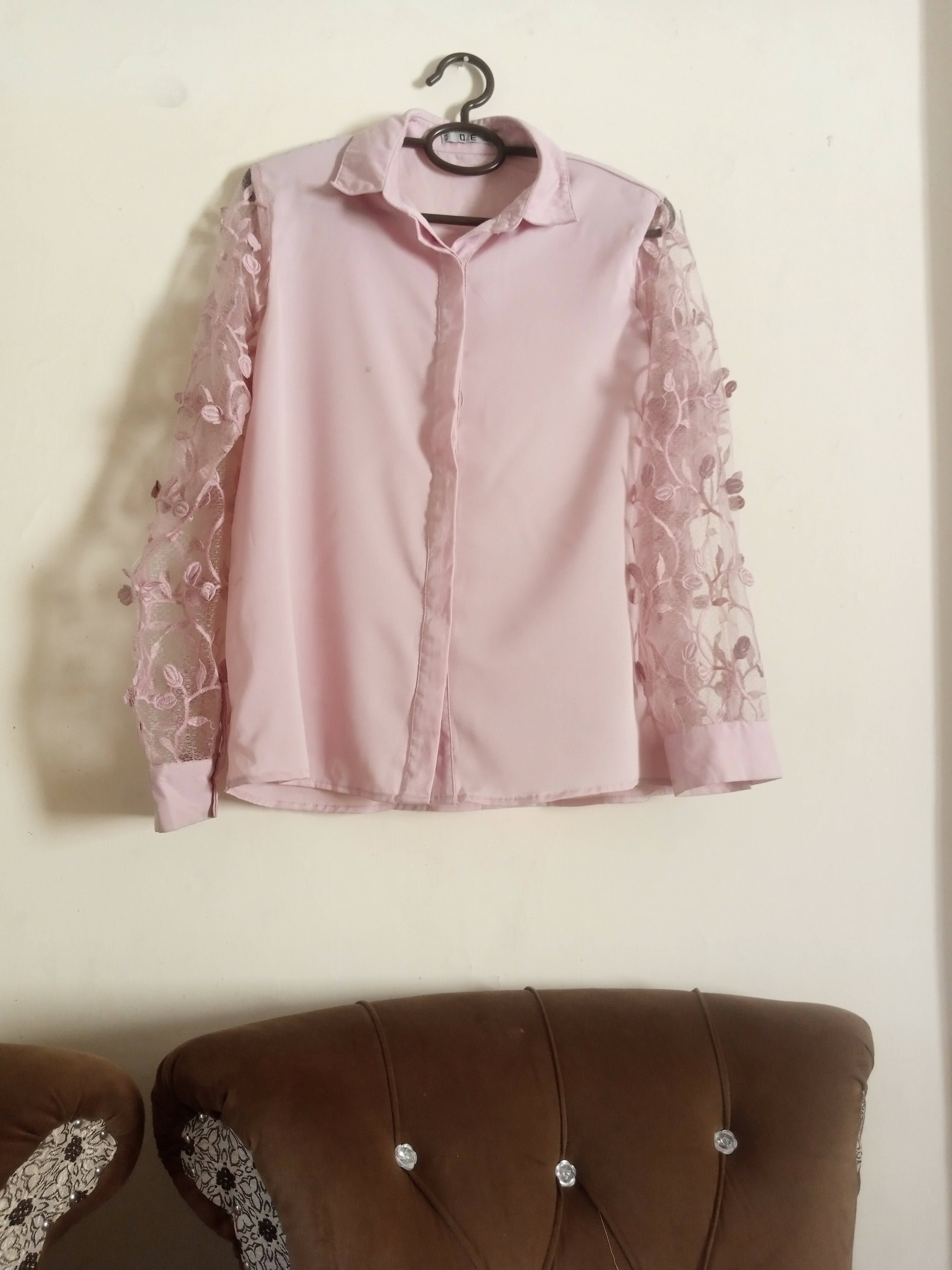 Pink Short Shirt (Size: L ) | Men T-Shirts & Shirts | Worn Once