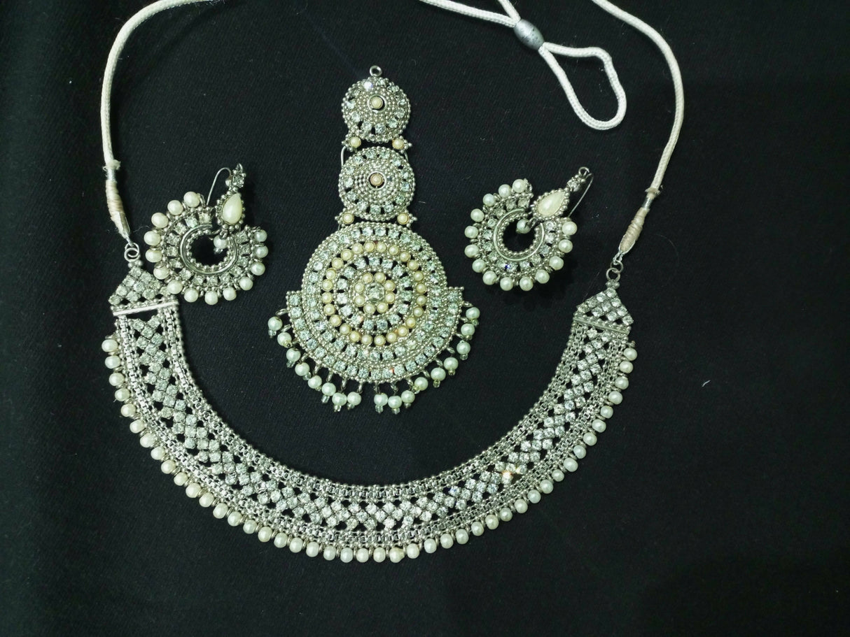 Silver Pearl Jewelry Set | Women Jewelry | New