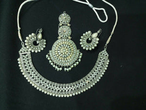 Silver Pearl Jewelry Set | Women Wedding Sets | New