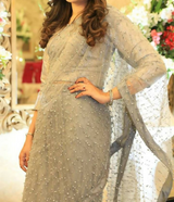 Beautiful Embellished Net Sarees | Women Locally Made Formals | Medium | Preloved