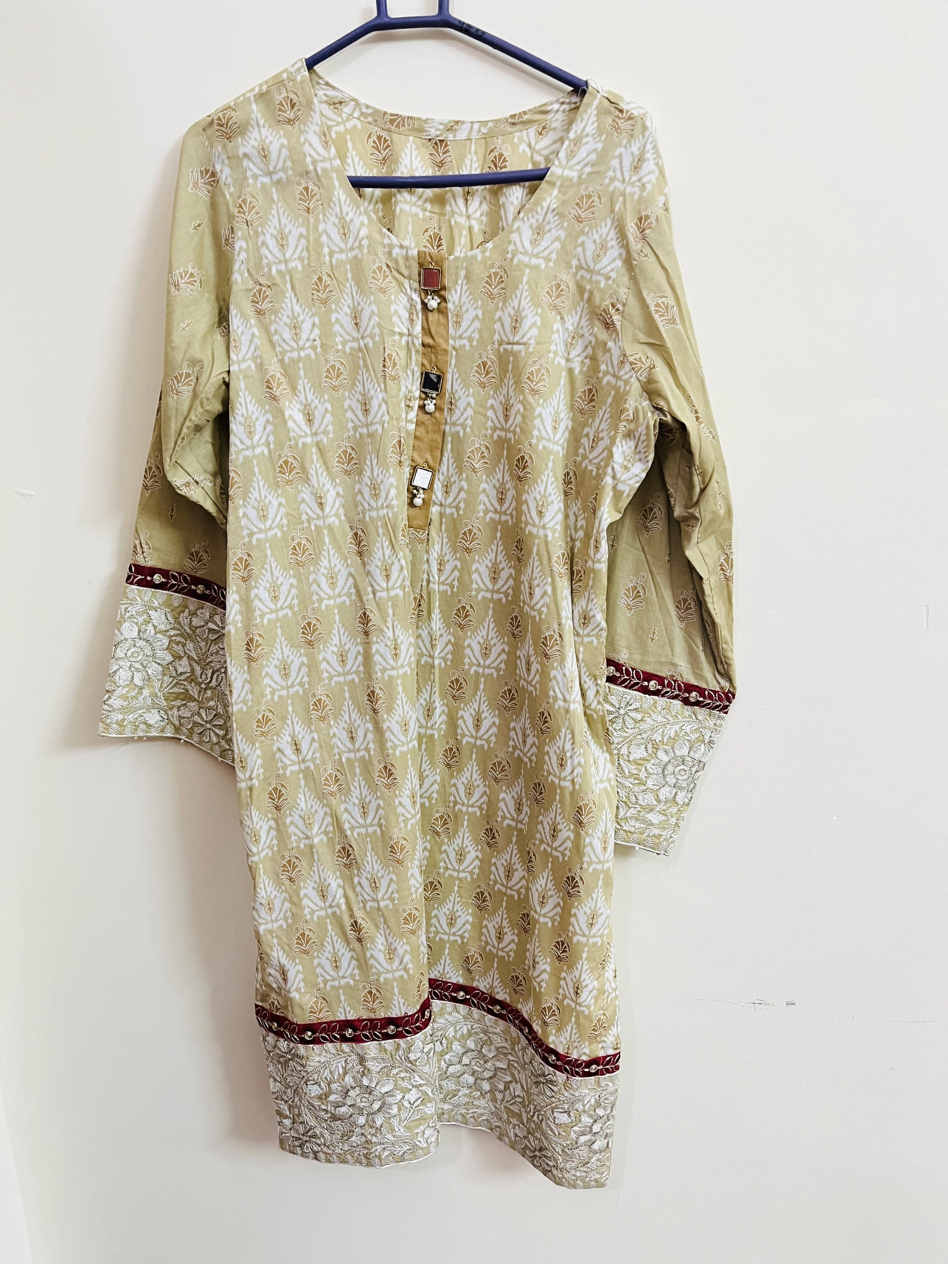 Khaadi | Women Branded Kurta | 3pc stitched suit | New