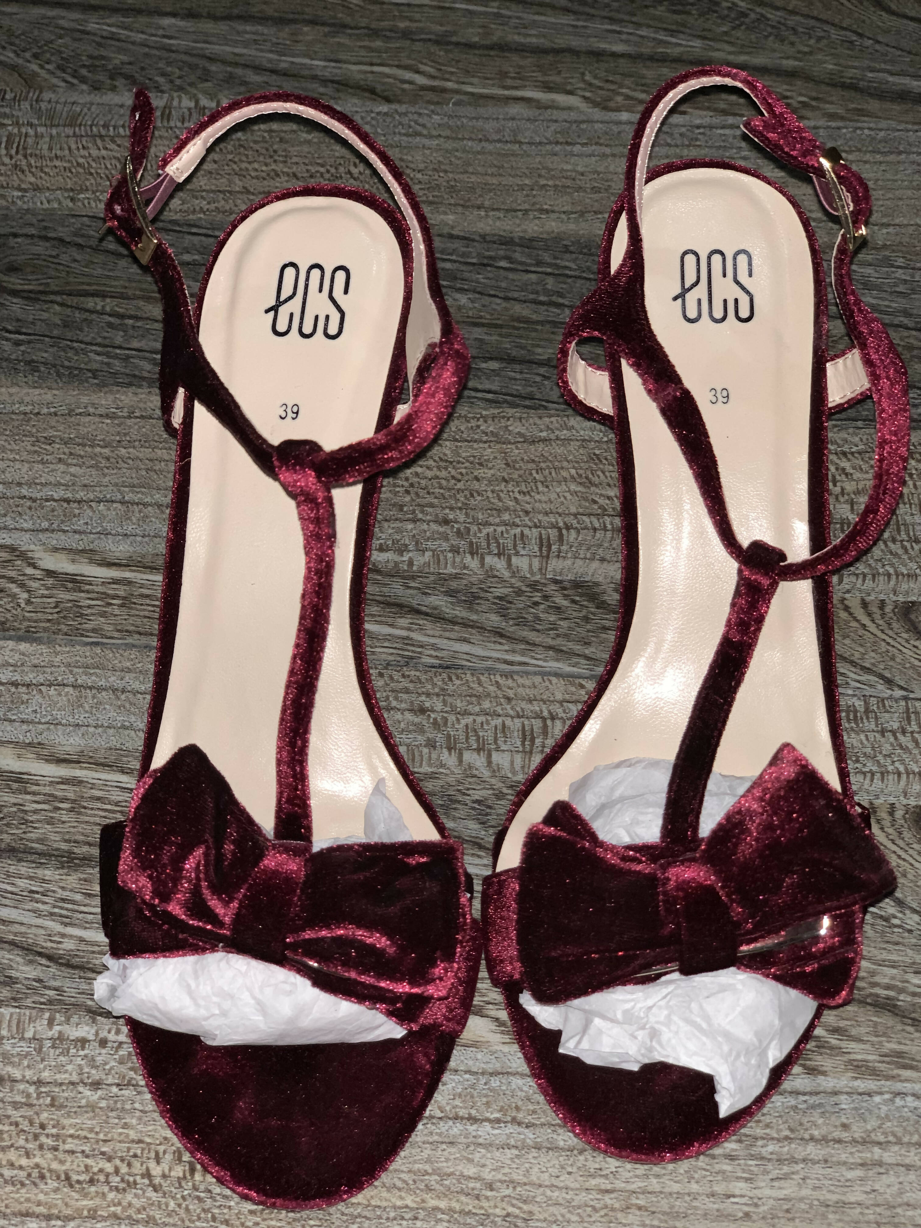 ECS | Maroon Heels | Women Shoes | New