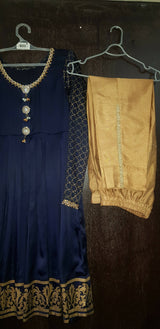 Navy Blue Frock | Women Frocks & Maxis | Small | New