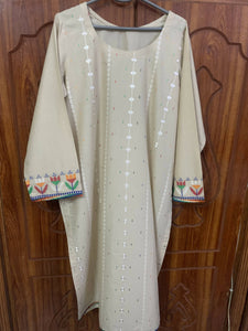 Beechtree | Lawn 3 Piece Stitched Suit | Women Branded Kurta | XXL | New