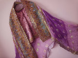 Beautiful Purple pink Suit | Women Bridals | Small | Worn Once