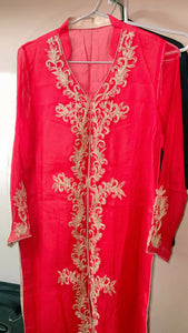 Fancy Red Suit | Women Locally Made Formals | Large | Preloved