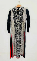 Black kurta with tilla work | Women Locally Made Kurta | Medium | Preloved