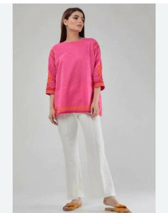 Khaadi | PInk Shirt & Trouser (Size: XS ) | Women Tops & Shirts | Worn Once