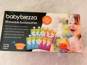 Baby Brezza | 10 Reusable Food Pouches | Baby Accessories | Brand New