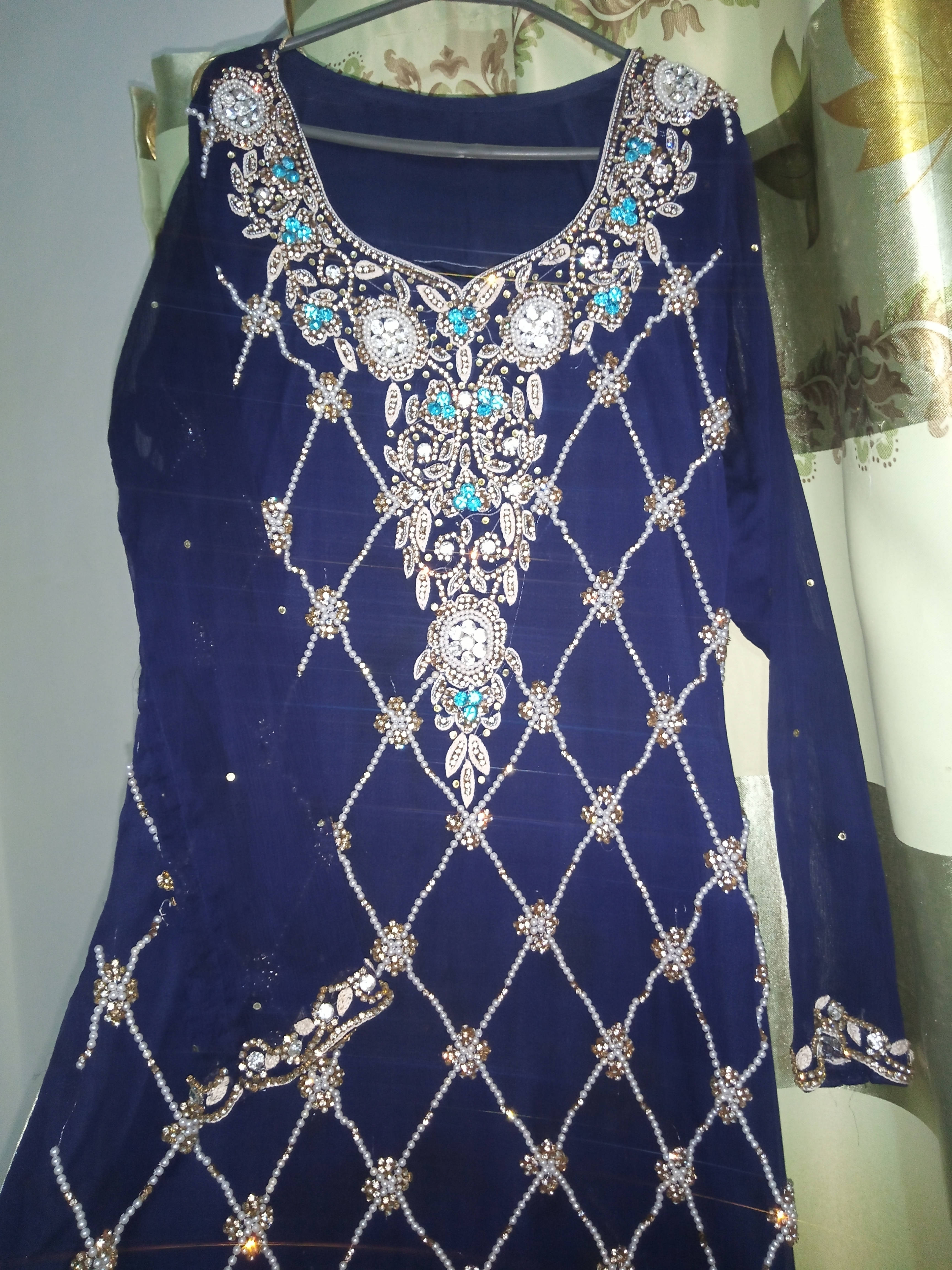 Beautiful Navy Blue Suit | Women Locally Made Formals | Preloved