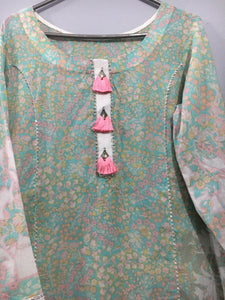 Sapphire | Sky Blue 2pc Suit | Women Branded Kurta | Preloved