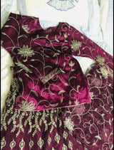 Stunning Maroon Lehnga | Women Locally Made Formals | Large | Worn Once