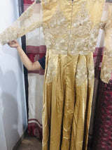 Gold Formal Maxi | Women Frocks & Maxis |Medium| New