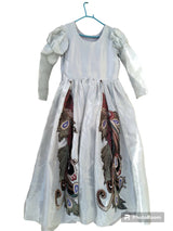 Grey Embroidered maxi Suit | Women Frocks & Maxis | Worn Once