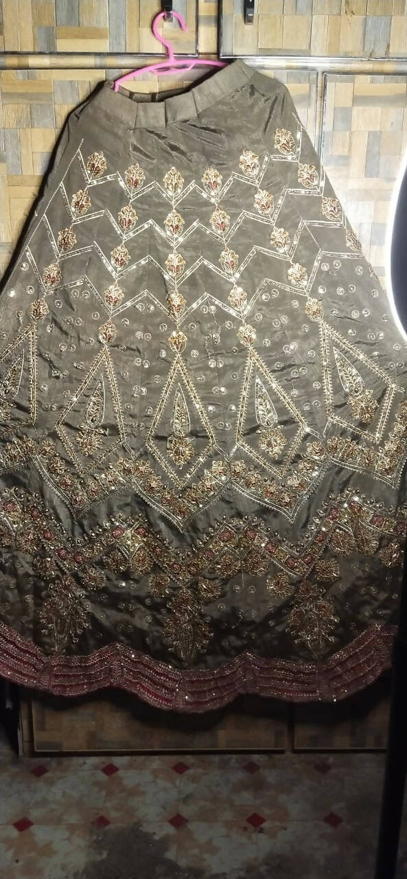 Lehnga with Hand Embroidery | Women Locally Made Formals | Small | Worn Once