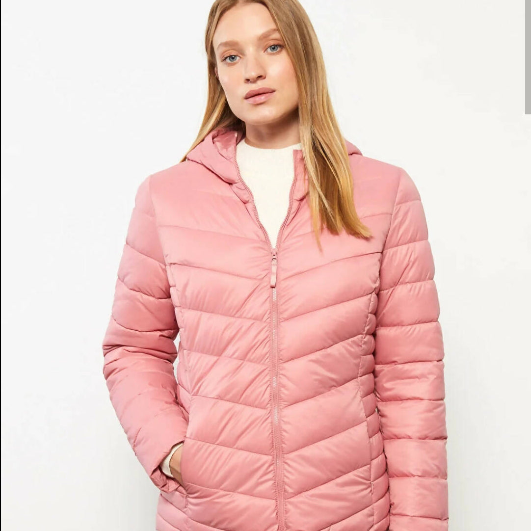 Pink Puffer Jacket | Women Sweaters & Jackets | Large | Brand New with Tags