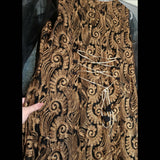 Black Gold Net Maxi | Women Frocks & Maxis | Medium | New