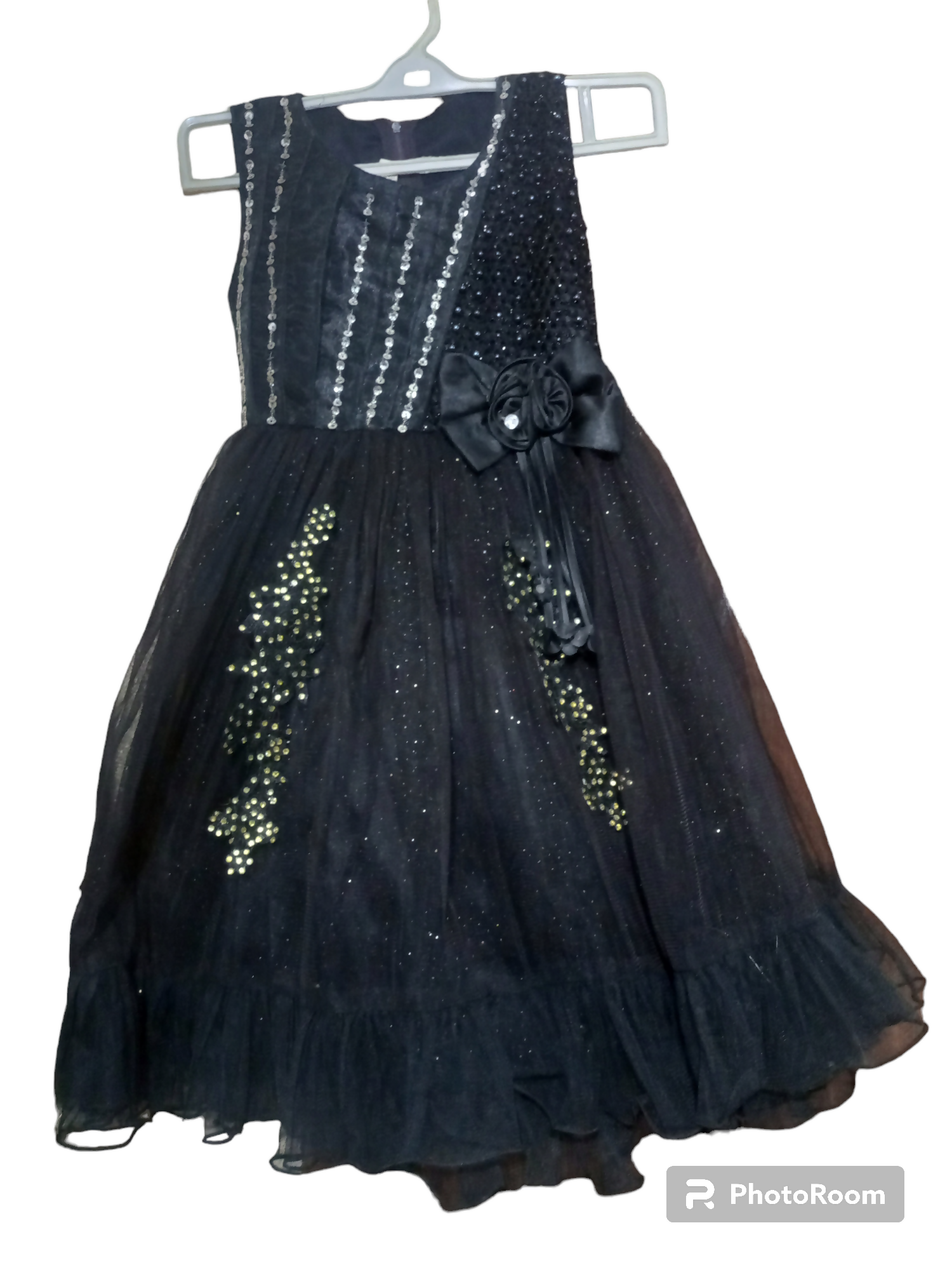 Black fairy frock | Size : 8 to 11 years | Girls skirts and Dresses | Worn Once.