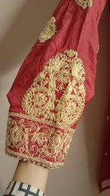 بونانزا | سرخ رسمی کڑھائی والا کرتہ | خواتین کا کرتہ | بالکل نیا