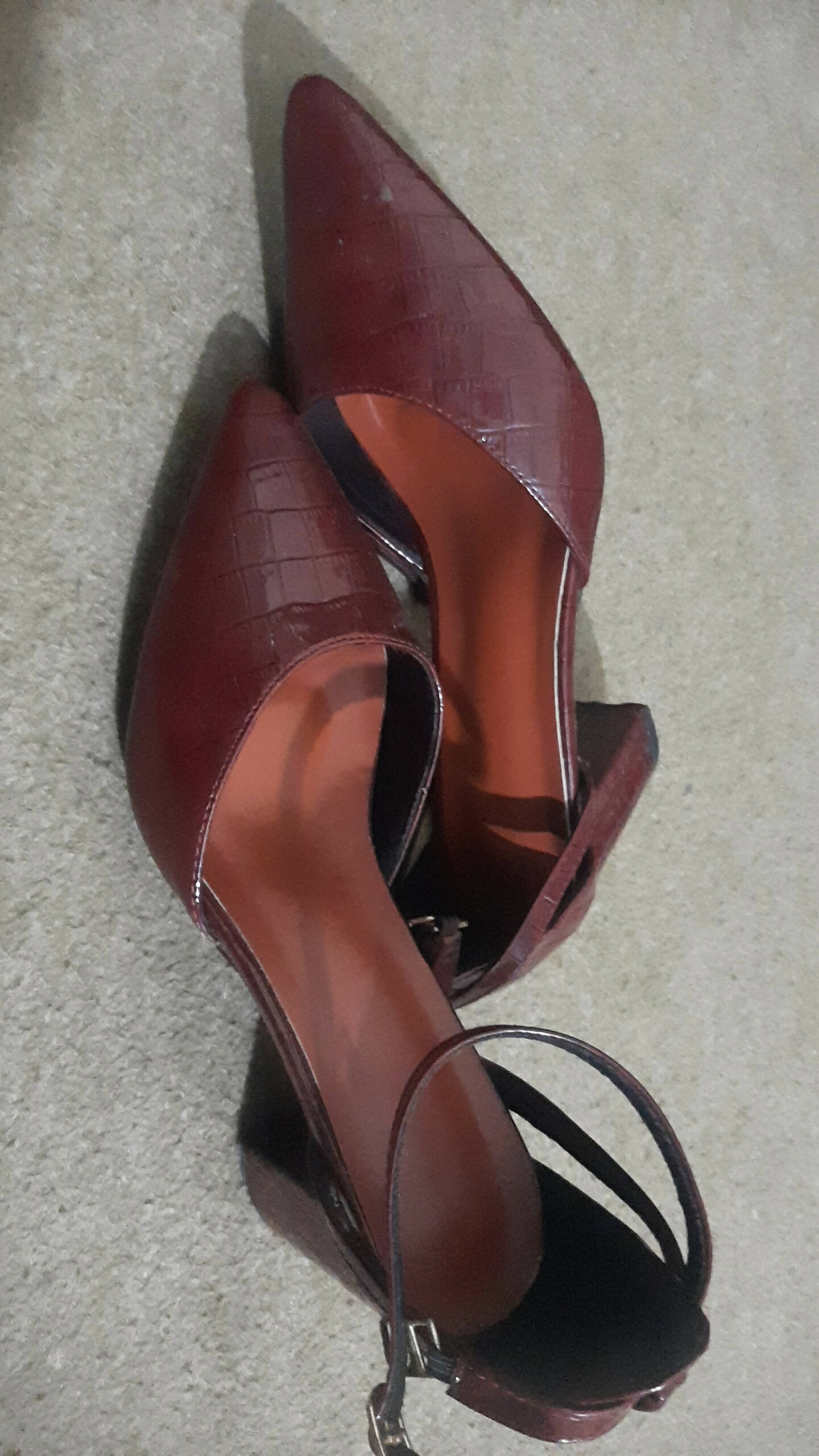 Brown Block Heels | Women Shoes | Size: 37 | Preloved