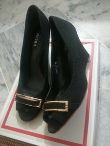 Metro | Black Wedge Heels | Women Shoes | Size: 36 | Worn Once