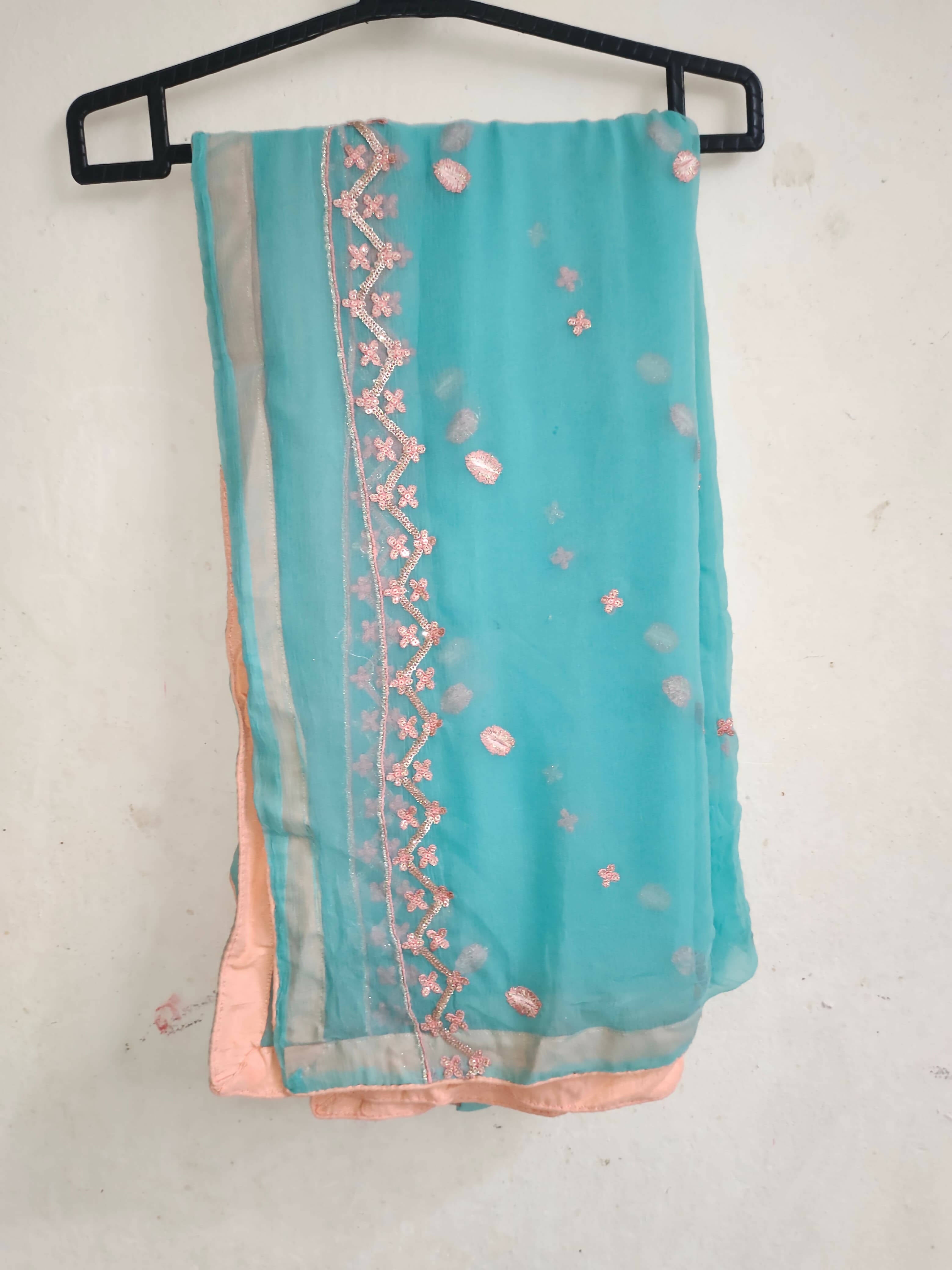 Stylish Blue Suit | Women Locally Made Formals |Medium | Preloved