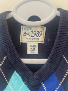 Place | Blue Sweater (12-18 months) | Baby Sweaters & Jackets | Preloved