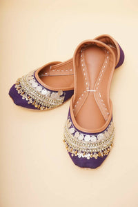 Layan | Purple Color Khussa ( Size: 39 ) | Women Shoes | New