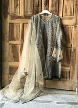 Stylish 3 PC Suit | Women Locally Made Formals | Small | Worn Once