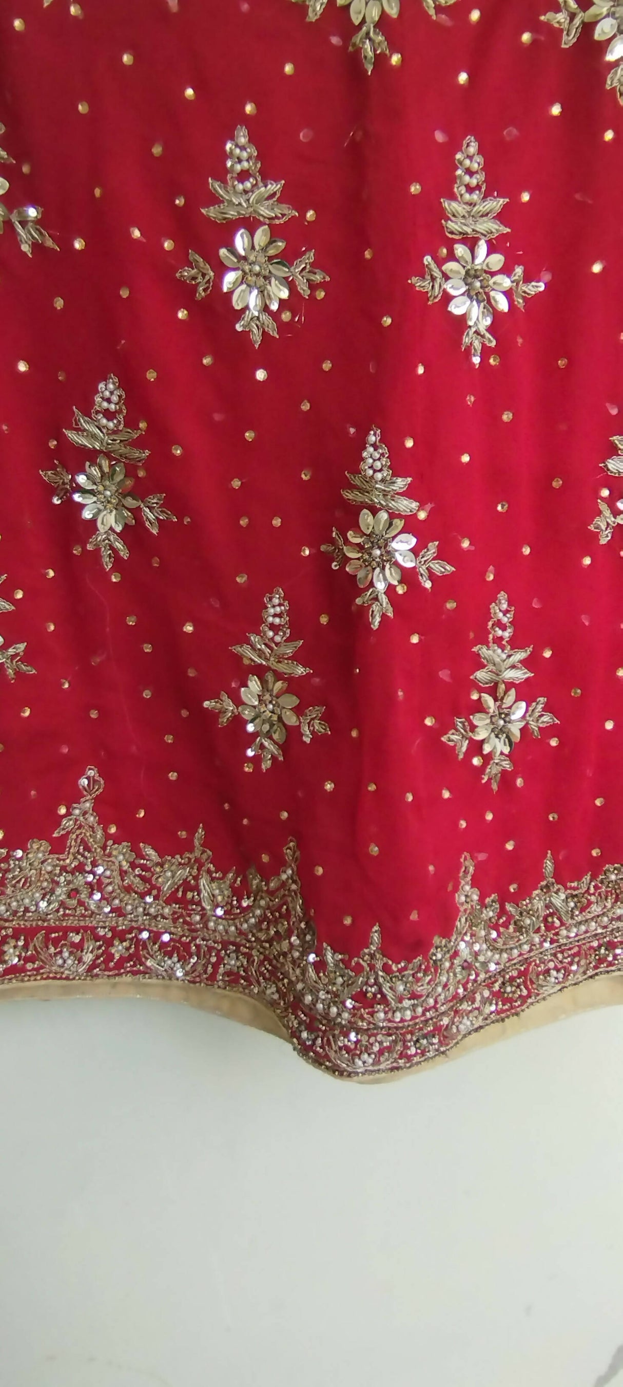 Beautiful Baraat Bridal Sharara Suit | Women Bridals | Medium | Worn Once