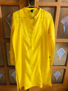 Ego | Yellow Kurta Small | Women Branded Kurta | Preloved