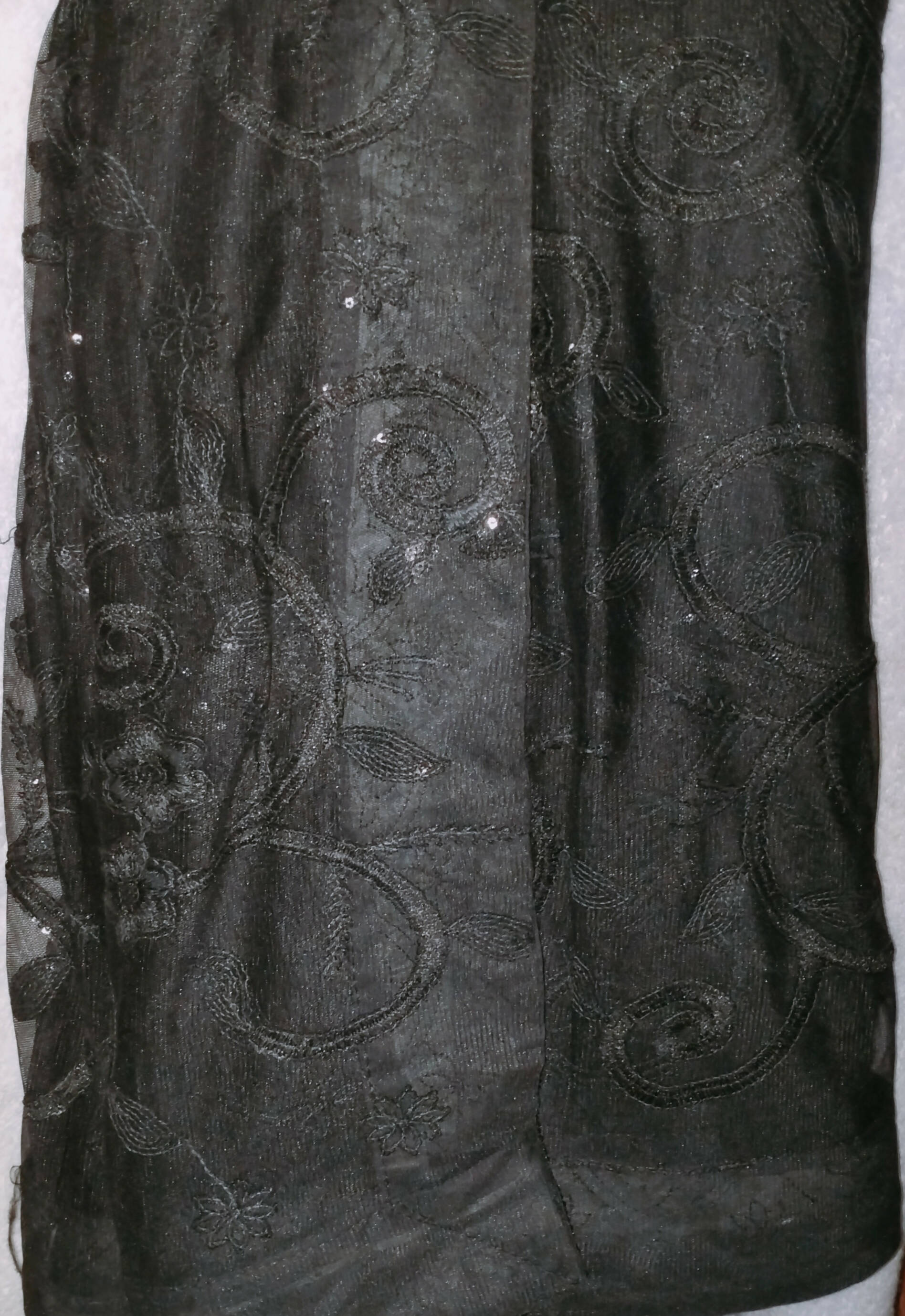 Fabrizio | Black Saree With Blouse (Size: M ) | Women Branded Formals | Worn Once